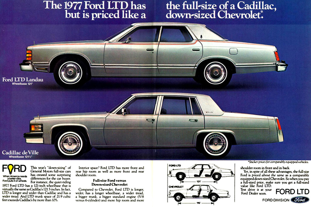 1977 Ford Auto Advertising